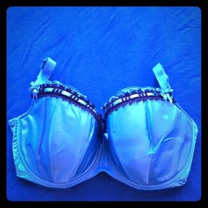Curvy Kate Thrill Me Bra 32HH 32L Azure Plum